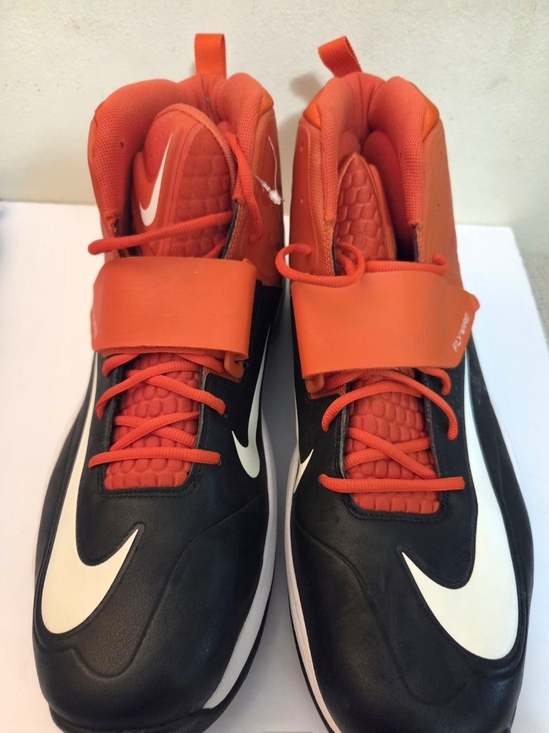 Nike Other - Nike Flywire Football Cleats Black Red & White Size 19, new no box, small stain
